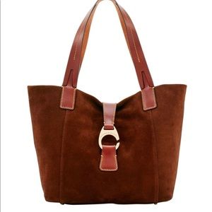 Dooney &Bourke suede derby tote